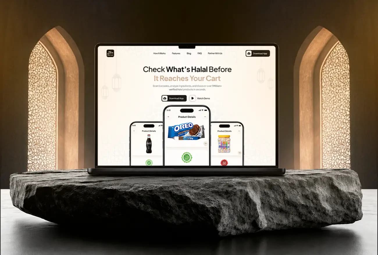 Built Halal Scan, an AI-Powered Halal Verification App Trusted by 500,000+ Muslims Worldwide